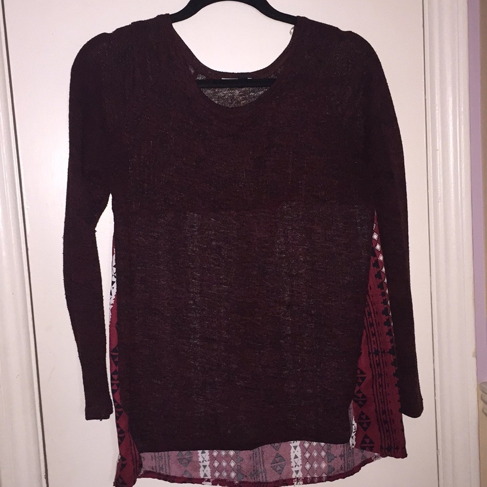 Maroon Blouse